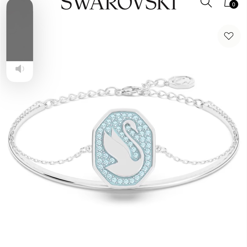 Swarovski swan bracelet